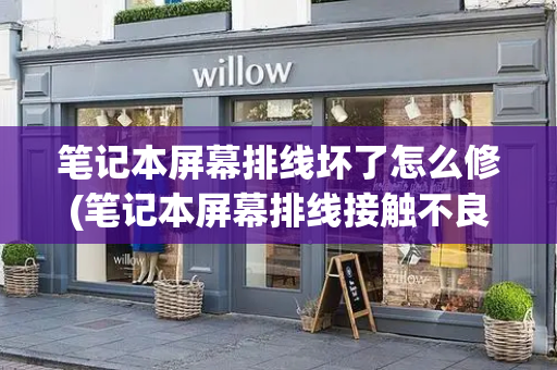 笔记本屏幕排线坏了怎么修(笔记本屏幕排线接触不良现象)