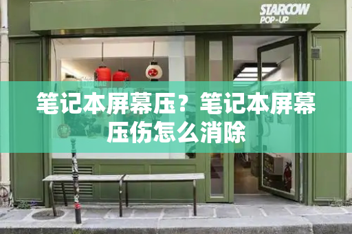 笔记本屏幕压？笔记本屏幕压伤怎么消除-第1张图片-星选测评