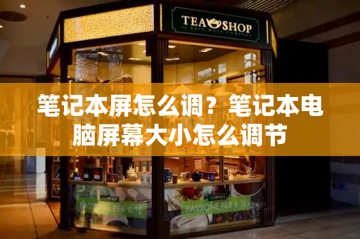 笔记本屏怎么调？笔记本电脑屏幕大小怎么调节-第1张图片-星选测评