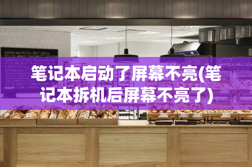 笔记本启动了屏幕不亮(笔记本拆机后屏幕不亮了)