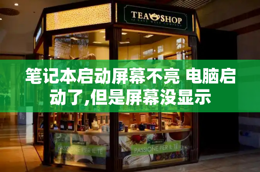 笔记本启动屏幕不亮 电脑启动了,但是屏幕没显示