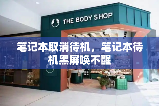 笔记本取消待机，笔记本待机黑屏唤不醒