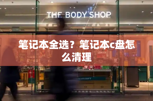笔记本全选？笔记本c盘怎么清理-第1张图片-星选测评