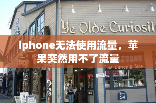 iphone无法使用流量，苹果突然用不了流量