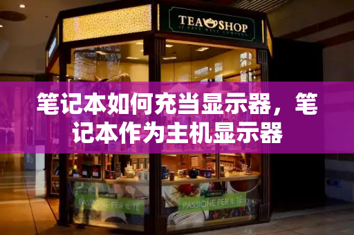 笔记本如何充当显示器，笔记本作为主机显示器-第1张图片-星选测评