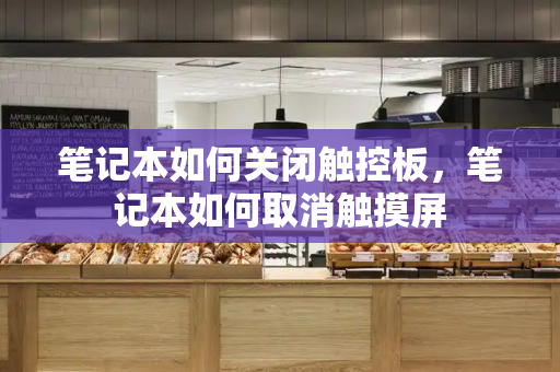 笔记本如何关闭触控板，笔记本如何取消触摸屏-第1张图片-星选测评