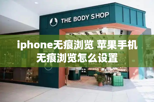 iphone无痕浏览 苹果手机无痕浏览怎么设置-第1张图片-星选测评
