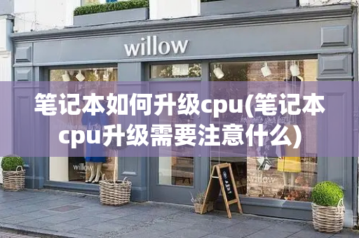 笔记本如何升级cpu(笔记本cpu升级需要注意什么)