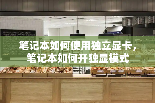 笔记本如何使用独立显卡，笔记本如何开独显模式-第1张图片-星选测评