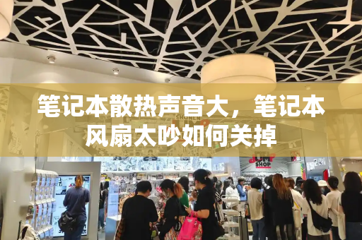笔记本散热声音大，笔记本风扇太吵如何关掉