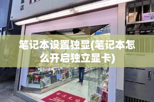 笔记本设置独显(笔记本怎么开启独立显卡)