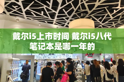 戴尔i5上市时间 戴尔i5八代笔记本是哪一年的-第1张图片-星选测评
