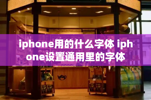 iphone用的什么字体 iphone设置通用里的字体