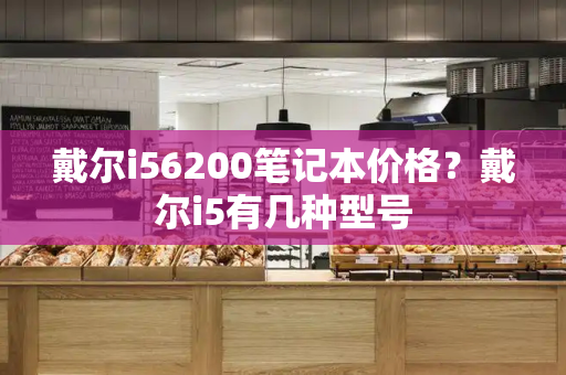 戴尔i56200笔记本价格？戴尔i5有几种型号