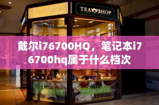 戴尔i76700HQ，笔记本i76700hq属于什么档次