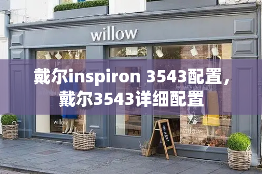 戴尔inspiron 3543配置，戴尔3543详细配置-第1张图片-星选测评