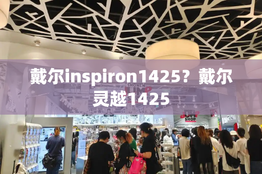 戴尔inspiron1425？戴尔灵越1425