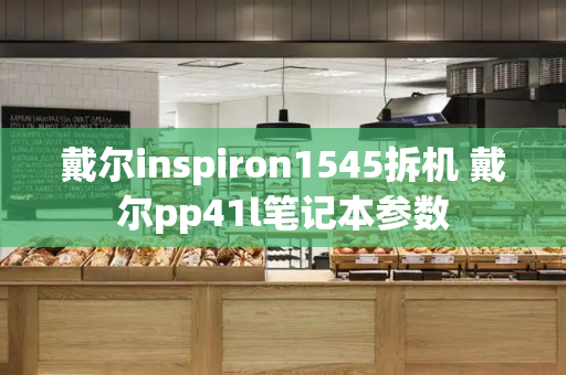 戴尔inspiron1545拆机 戴尔pp41l笔记本参数-第1张图片-星选测评