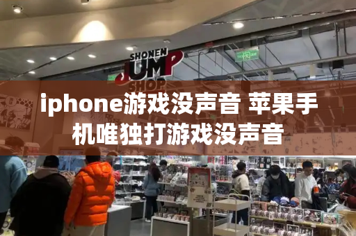 iphone游戏没声音 苹果手机唯独打游戏没声音