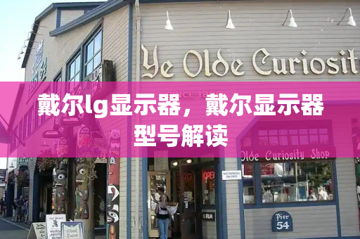 戴尔lg显示器，戴尔显示器型号解读