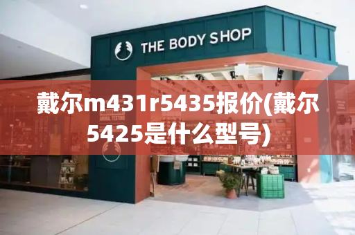 戴尔m431r5435报价(戴尔5425是什么型号)-第1张图片-星选测评