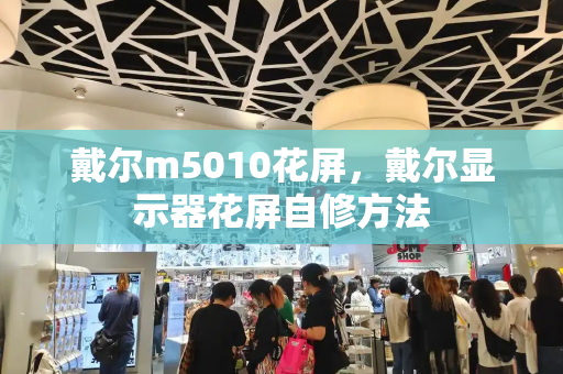 戴尔m5010花屏，戴尔显示器花屏自修方法