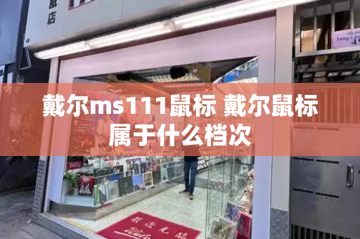 戴尔ms111鼠标 戴尔鼠标属于什么档次