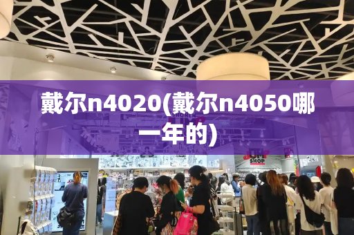 戴尔n4020(戴尔n4050哪一年的)-第1张图片-星选测评