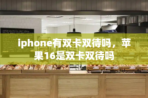 iphone有双卡双待吗，苹果16是双卡双待吗