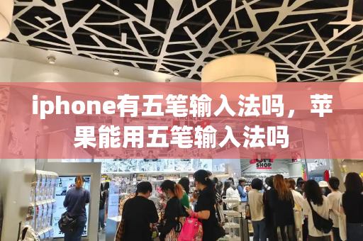 iphone有五笔输入法吗，苹果能用五笔输入法吗