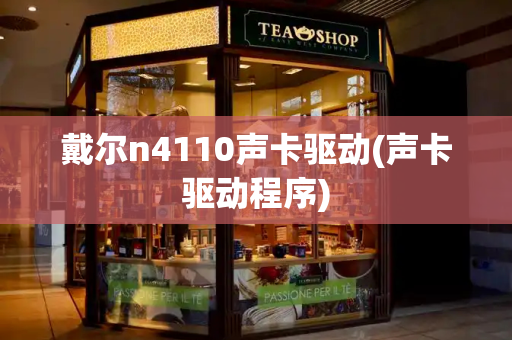 戴尔n4110声卡驱动(声卡驱动程序)