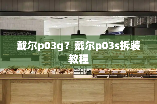 戴尔p03g？戴尔p03s拆装教程