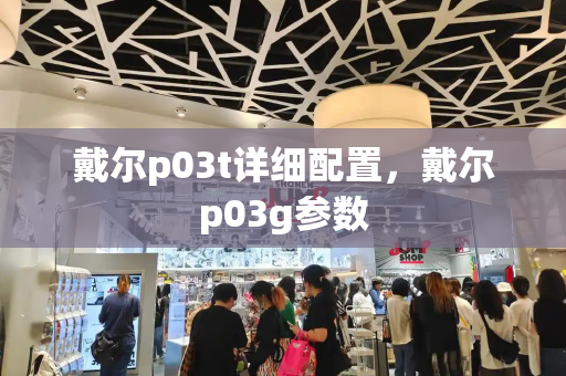 戴尔p03t详细配置，戴尔p03g参数-第1张图片-星选测评
