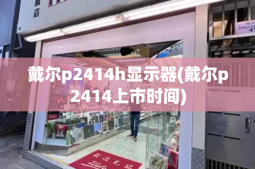 戴尔p2414h显示器(戴尔p2414上市时间)-第1张图片-星选测评