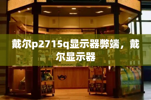 戴尔p2715q显示器弊端，戴尔显示器
