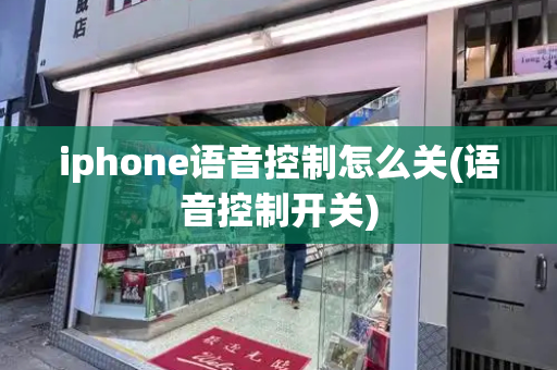 iphone语音控制怎么关(语音控制开关)-第1张图片-星选测评