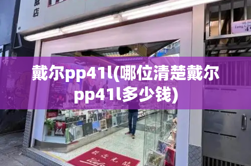 戴尔pp41l(哪位清楚戴尔pp41l多少钱)-第1张图片-星选测评