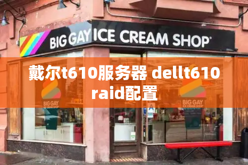 戴尔t610服务器 dellt610raid配置