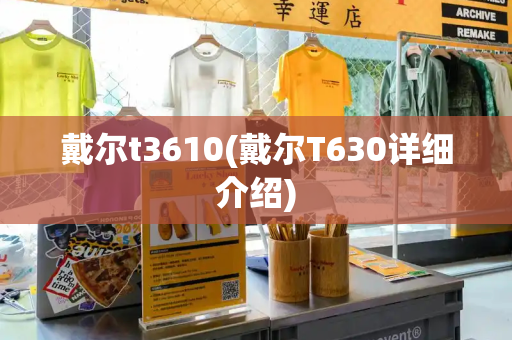 戴尔t3610(戴尔T630详细介绍)