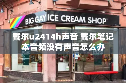 戴尔u2414h声音 戴尔笔记本音频没有声音怎么办
