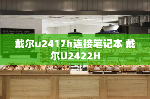 戴尔u2417h连接笔记本 戴尔U2422H