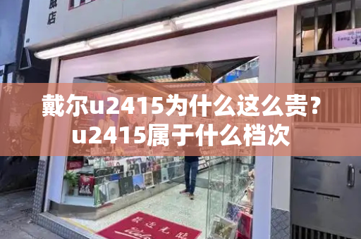 戴尔u2415为什么这么贵？u2415属于什么档次-第1张图片-星选测评