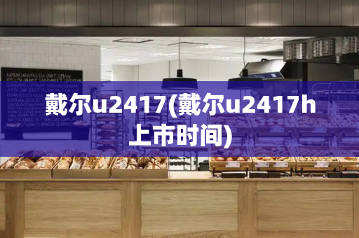 戴尔u2417(戴尔u2417h上市时间)-第1张图片-星选测评