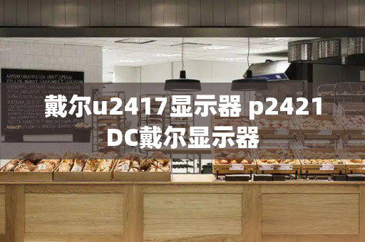 戴尔u2417显示器 p2421DC戴尔显示器