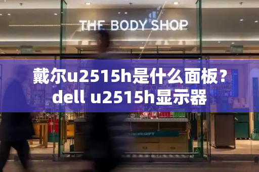戴尔u2515h是什么面板？dell u2515h显示器-第1张图片-星选测评