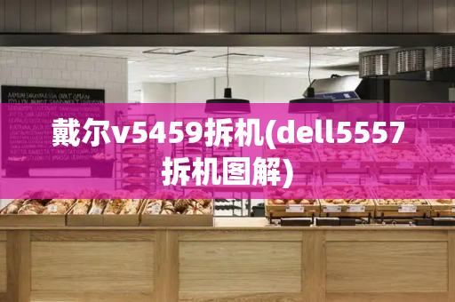 戴尔v5459拆机(dell5557拆机图解)-第1张图片-星选测评