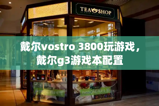戴尔vostro 3800玩游戏，戴尔g3游戏本配置-第1张图片-星选测评