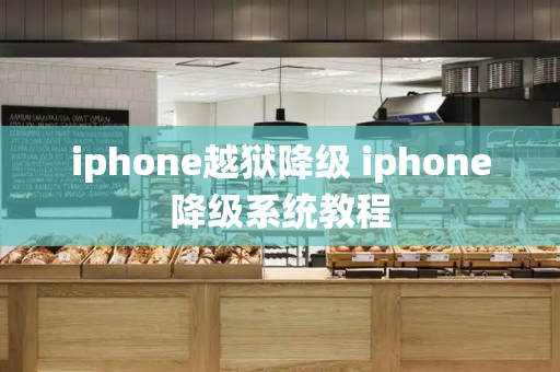 iphone越狱降级 iphone降级系统教程-第1张图片-星选测评