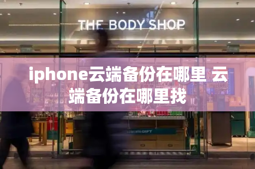 iphone云端备份在哪里 云端备份在哪里找-第1张图片-星选测评