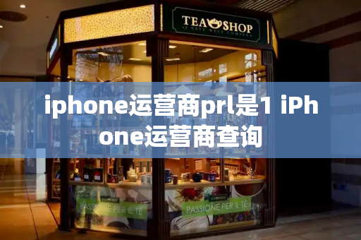 iphone运营商prl是1 iPhone运营商查询-第1张图片-星选测评